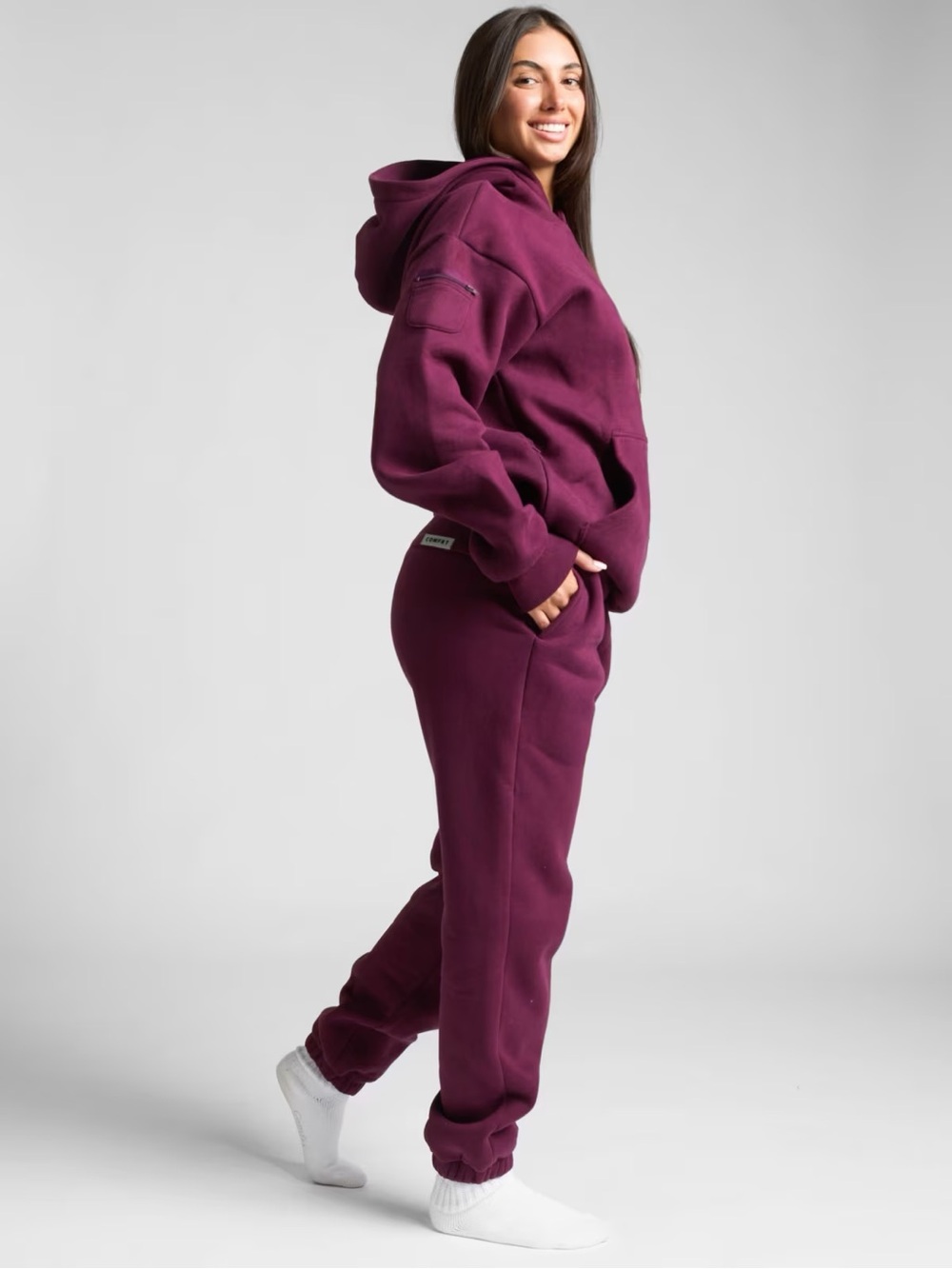 Travel Essentials Sweatpants - Plum / S